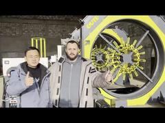 machine à cage en barres d'acier