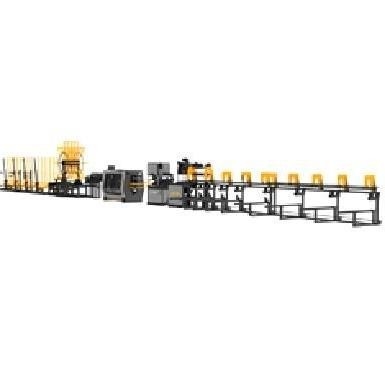 ligne automatique en acier Siemens de Truss Girder Welding de soudeuse de résistance de botte de Rebar de 12m