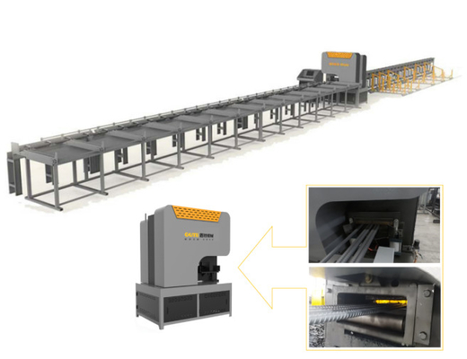 acheter Machines de découpe automatiques de ligne de cisaillement à rebar de 100 tonnes à commande CNC PLC online manufacture