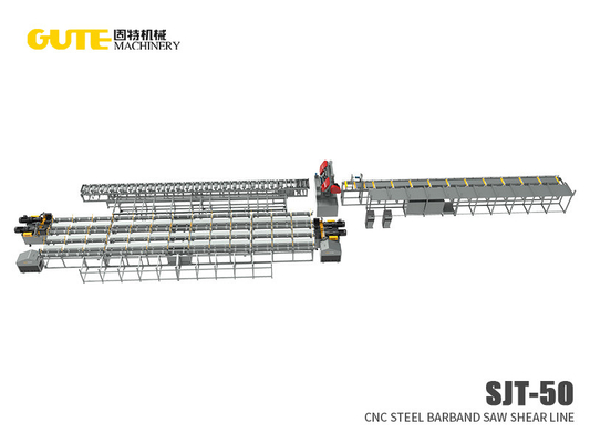 acheter coupe sciante GB4240 de commande numérique par ordinateur de 50m/Min Rebar Saw Shear Line online manufacture