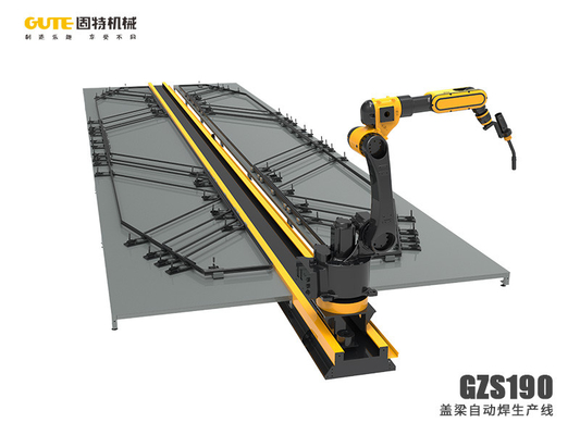Ligne de soudure automatique de capsulage de la machine de soudure de poutre de botte de poutre 16.9m