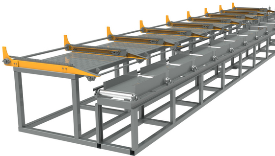 ligne découpeuse automatique 12m de cisaillement de Rebar de 50mm de commande numérique par ordinateur