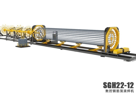 acheter commande à chaînes automatique de machine de soudure de cage de pile de commande numérique par ordinateur de 3-12m online manufacture